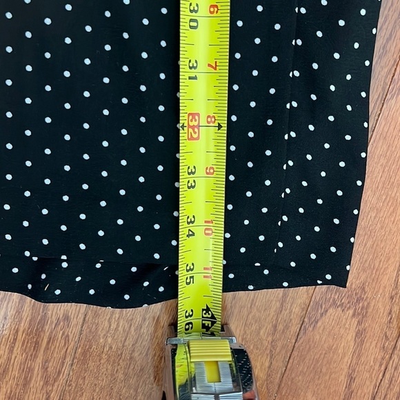 Halogen Polka Dot Wide Leg Tie Waist Pants Size Small Beachy Summer - Picture 7 of 11